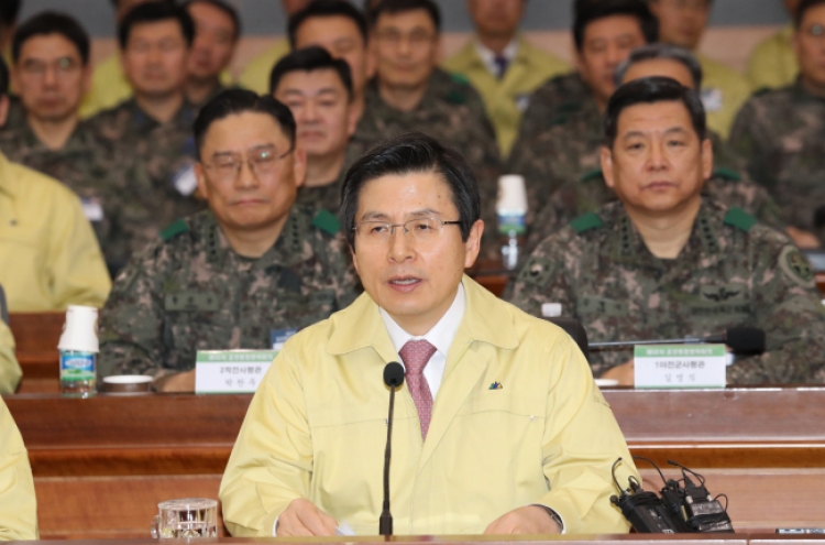 Acting president calls for thorough readiness against potential NK provocations