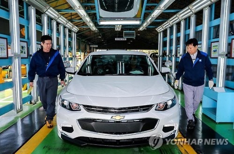 GM Korea's January sales down 4.8% on-year