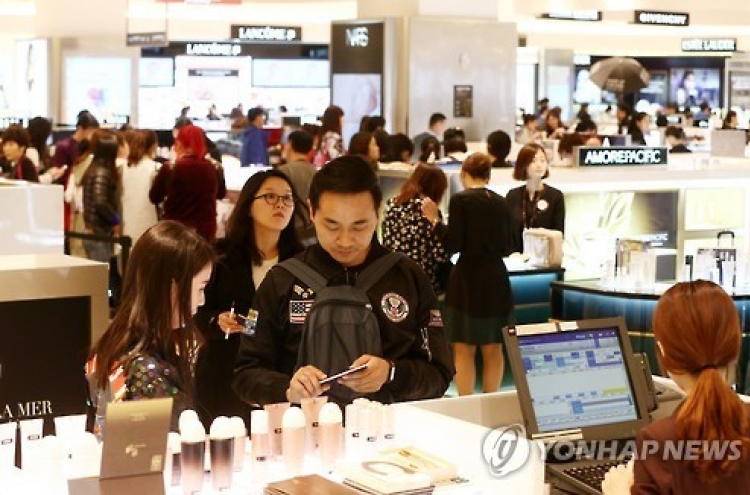 Korean cosmetics drop in price, shipment volume in China