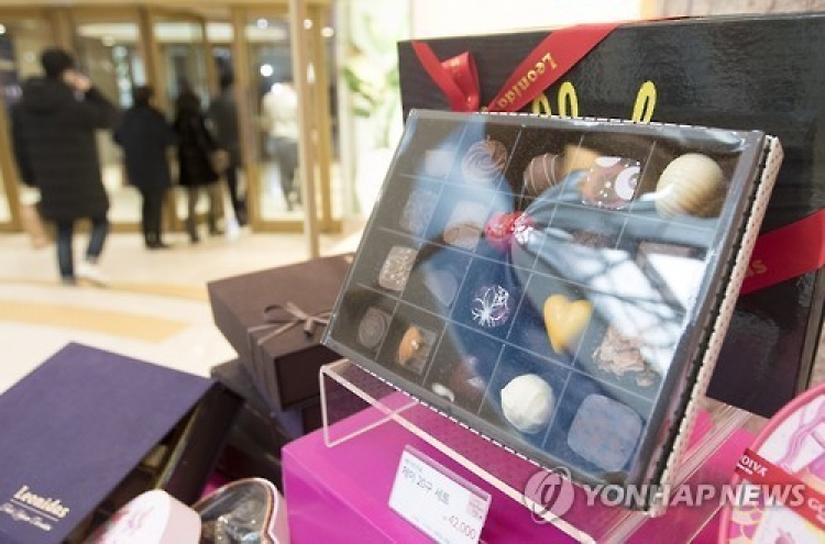 Korea's imports of candies, chocolates hit fresh record high in 2016