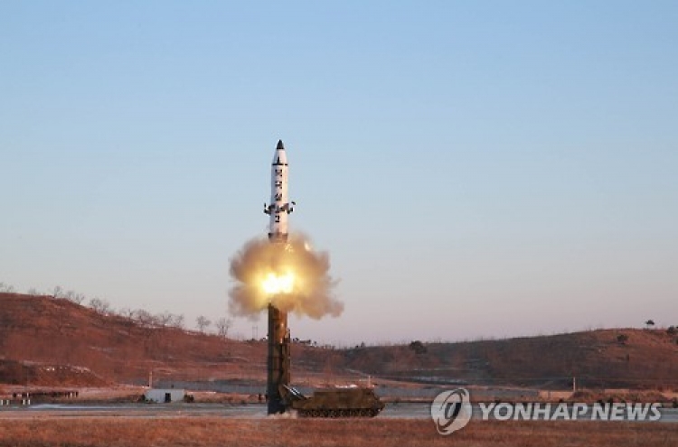 NK's latest missile launch increases chance of ICBM test: report