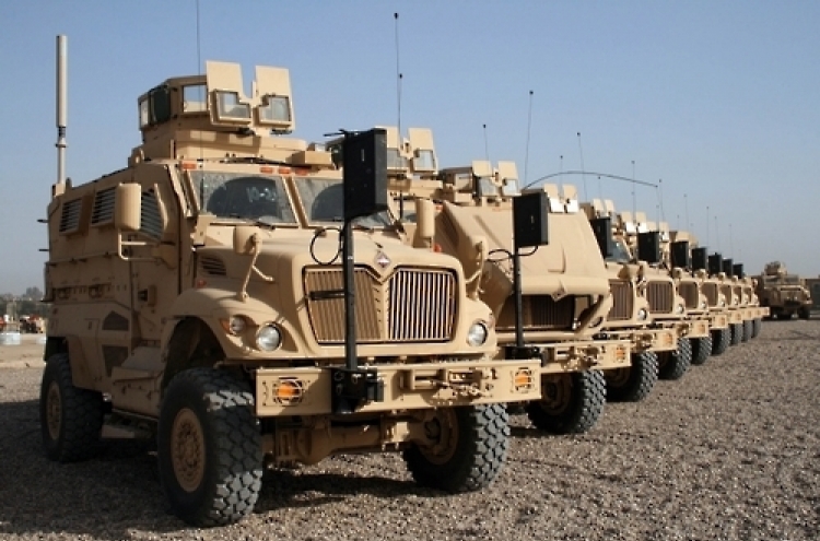 US military to complete deployment of more than 80 MRAPs to S. Korea this month