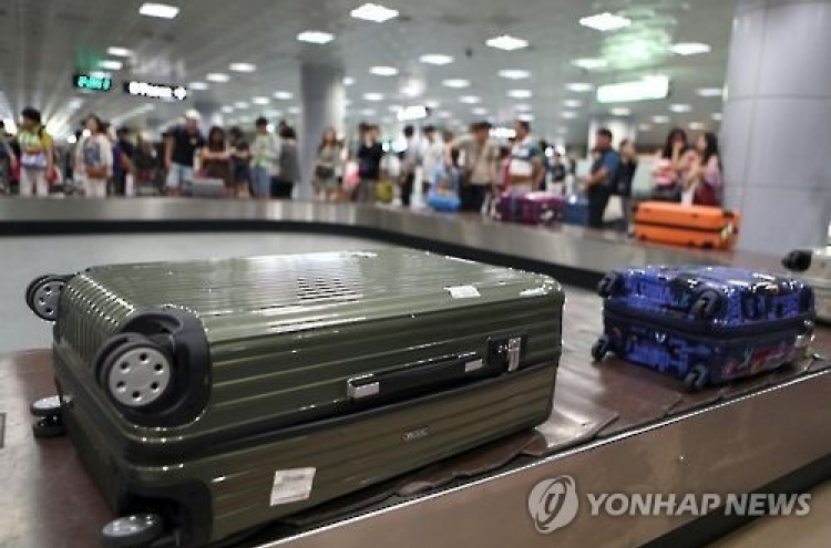 Korea's int'l air passenger traffic jumps 12.1% in Jan.