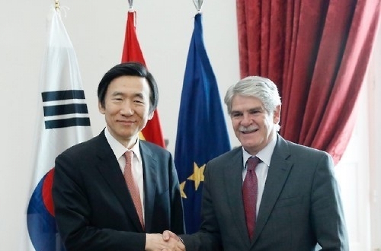 S. Korean, Spanish foreign ministers agree to work together to press NK