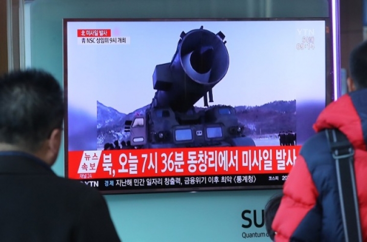 NK missile test set to fuel hard-line voices in US