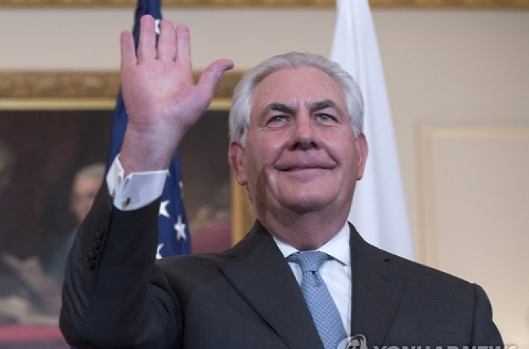 Tillerson to visit Korea next week