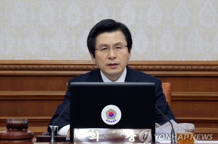 Hwang calls on ministers to ensure stable state management, prepare for presidential poll