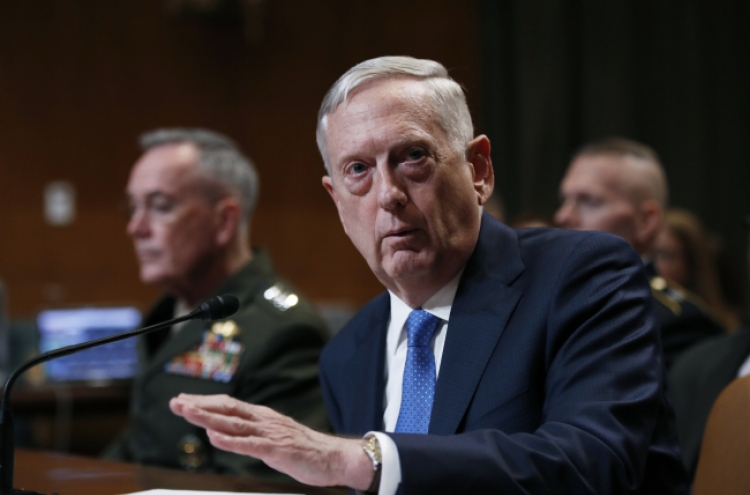 Mattis: US needs strong nuclear, conventional forces to cope with N. Korea, other threats