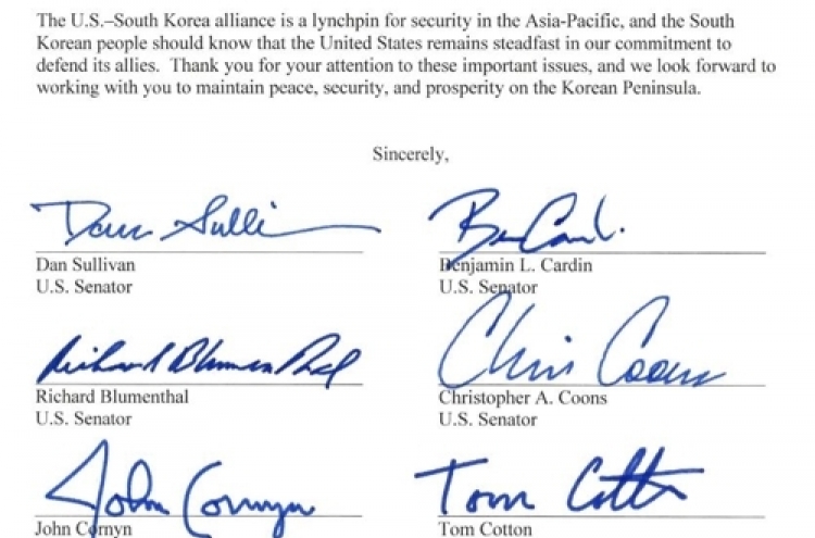 US senators urge Trump to use summit with Xi to end Beijing‘s retaliation against Korea over THAAD