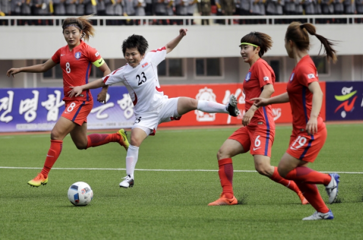 S. Korea plays to 1-1 draw with N. Korea in historic women’s soccer showdown in Pyongyang