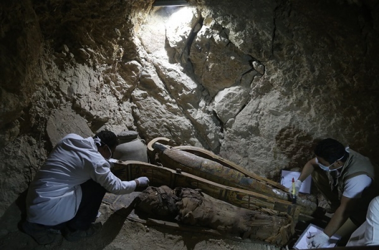 Mummies discovered in ancient tomb near Egypt’s Luxor