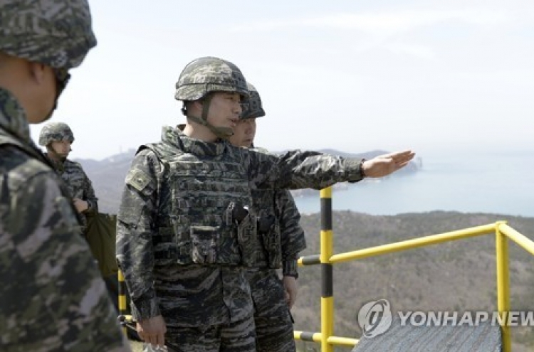 해병대사령관 "적 도발시 단숨에 숨통 끊어야"