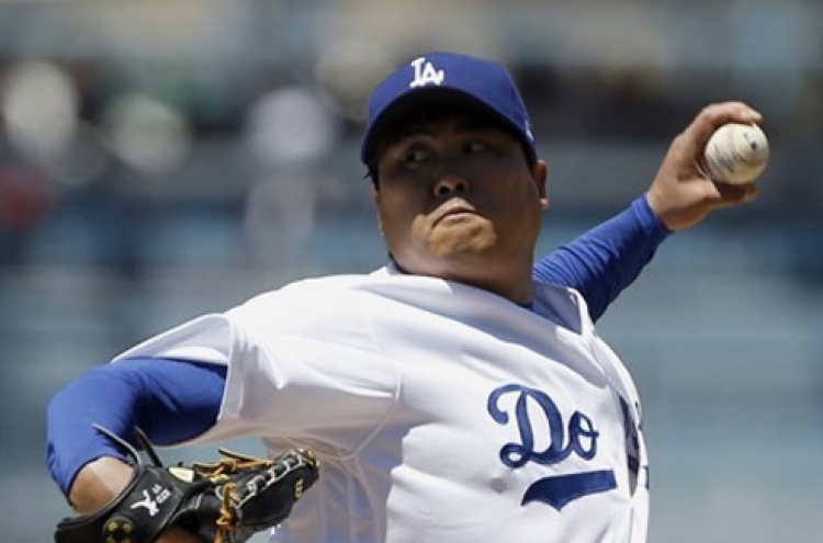 Dodgers' Ryu Hyun-jin placed on DL with hip injury