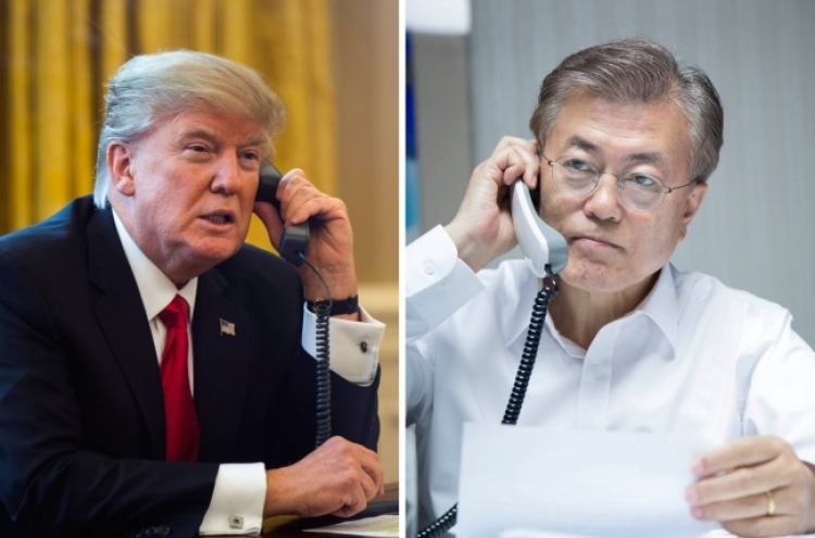 Moon Jae-in, Trump renew vows on Korea-US ties