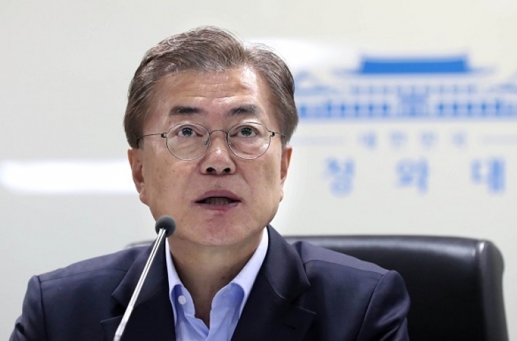 Moon Jae-in urges stern response to NK launch