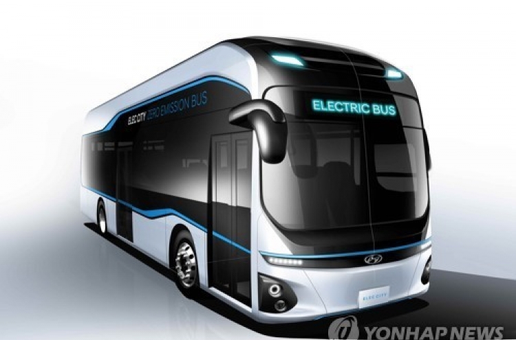 Hyundai targets commercialization of electric bus next year