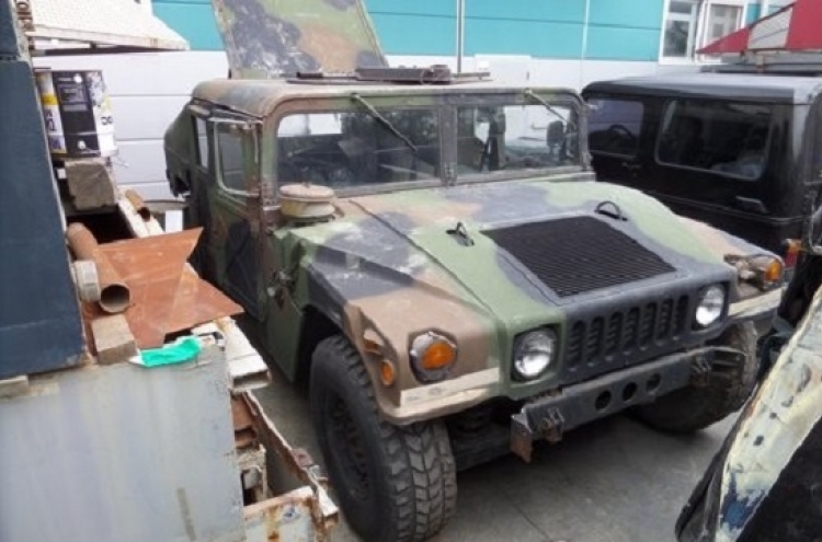 Ring busted for stealing USFK vehicles
