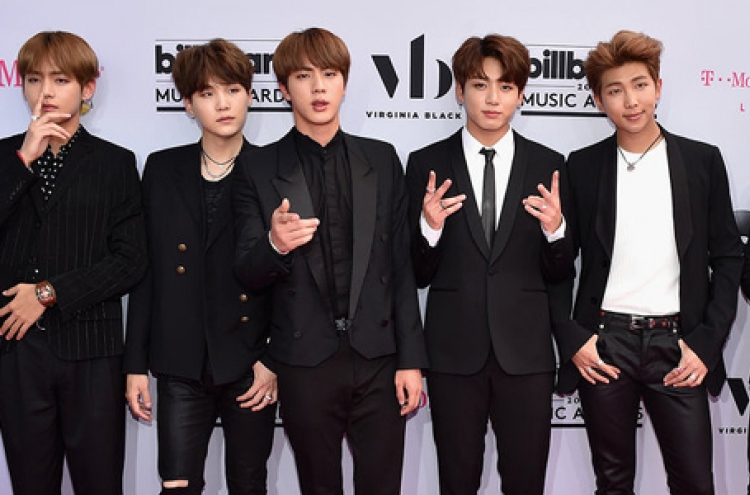 BTS scoops up Billboard Music Award for top social artist