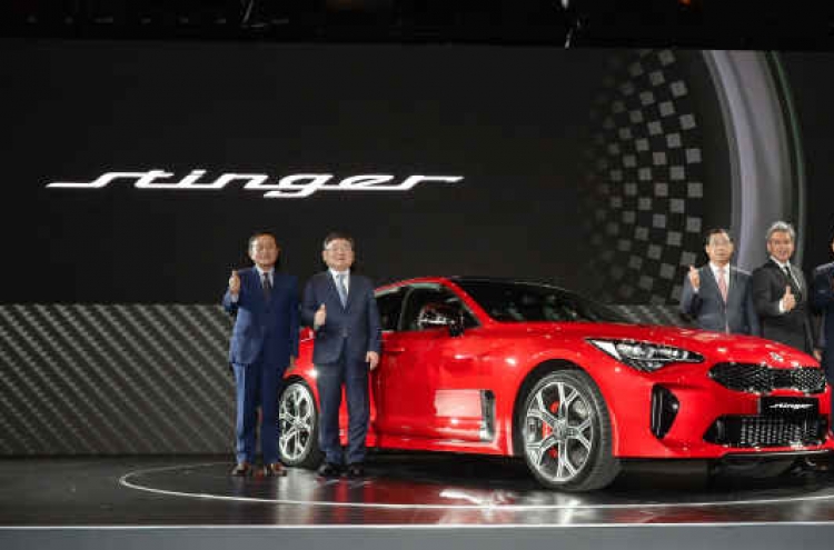 Kia unveils high-performance Stinger sports car