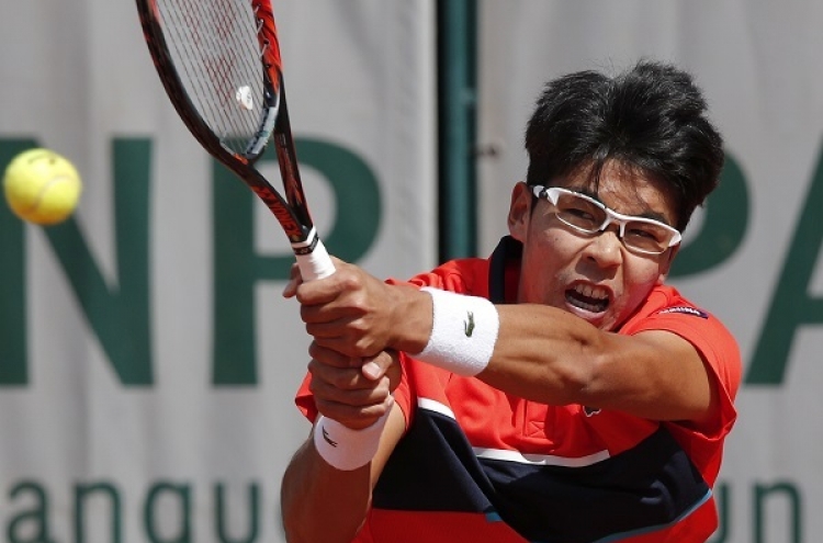 Korean Chung Hyeon pushes Nishikori to limit in 3rd round loss at French Open