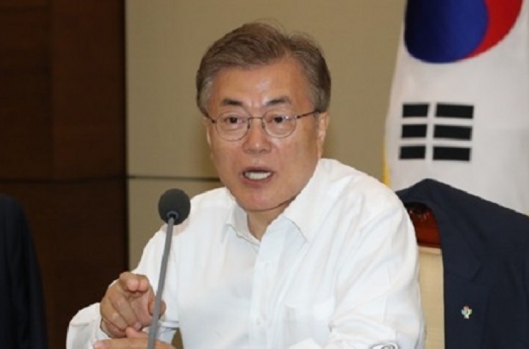 Moon's approval rating drops to 78%: survey