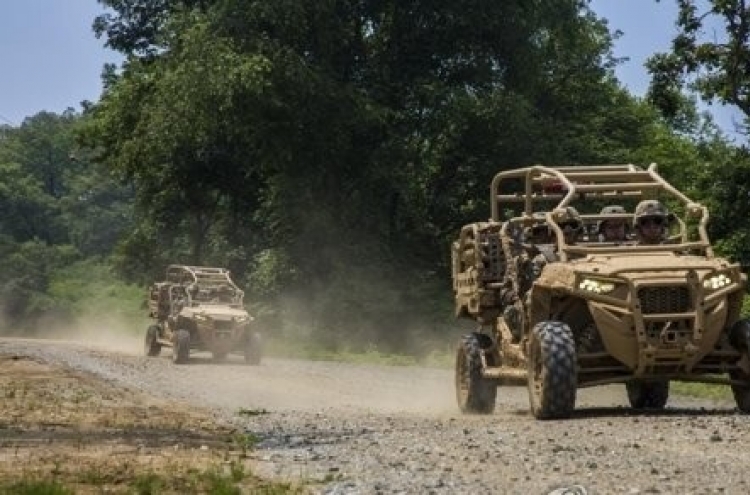 US Marine brings light, off-road vehicles to Korea for joint drill