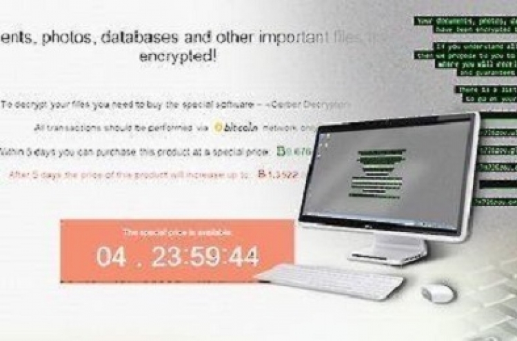 Petya ransomware monitored in Korea