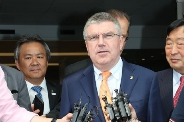 IOC President Bach says joint Korean team at PyeongChang 'in spirit of Olympism'