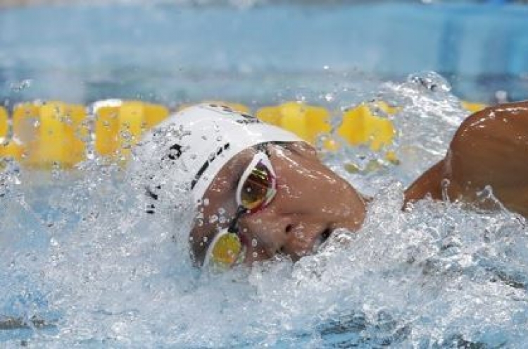 Park Tae-hwan wraps up swimming worlds without medal