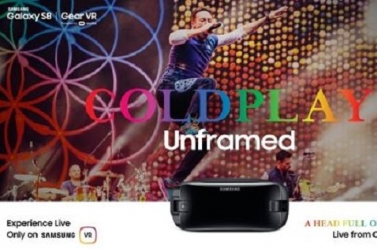 Samsung to live-stream concert of Coldplay via VR device