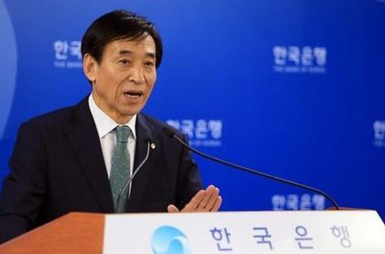 BOK chief says closely watching tensions over N. Korea
