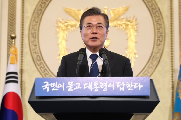 Moon to outline NK policy to visiting US lawmakers