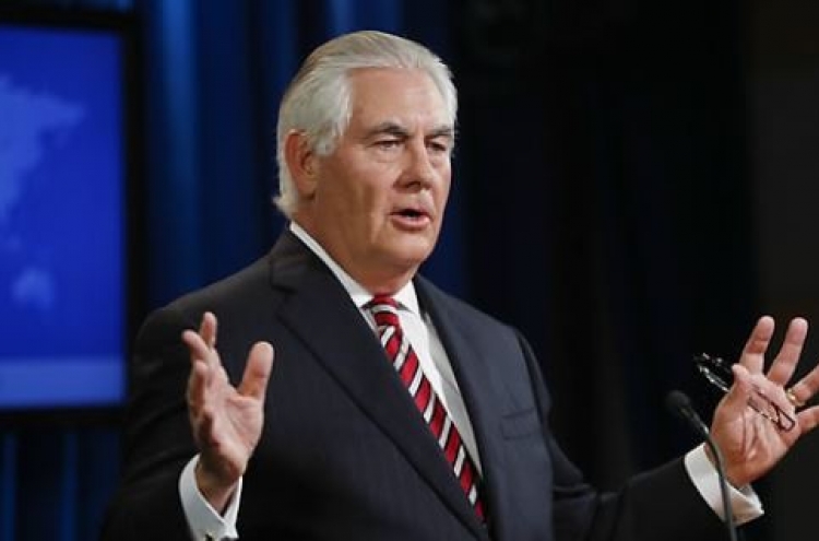 Tillerson: US open to talks with N. Korea despite missile launch