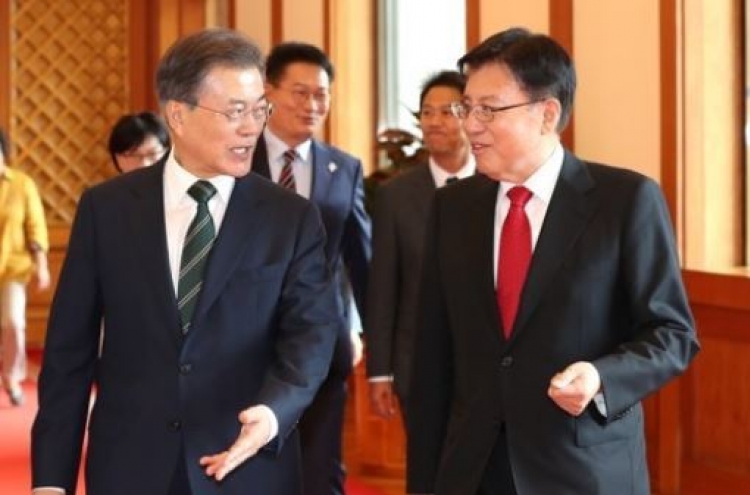 President Moon calls for efforts to improve ties with N. Korea