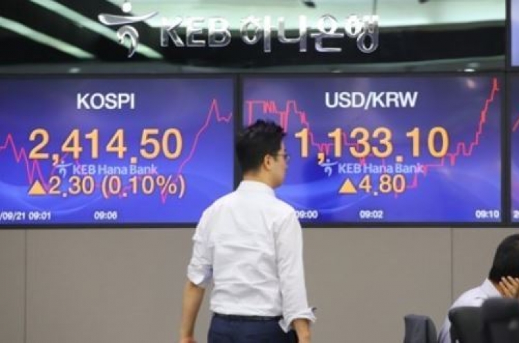 S. Korea's risk premium hits 19-month high on NK woes