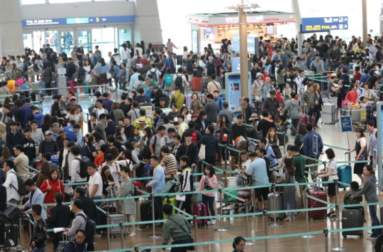 Incheon Airport sees record number of travelers ahead of Chuseok