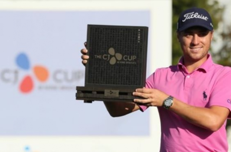 Justin Thomas wins first PGA Tour event in Korea in playoff