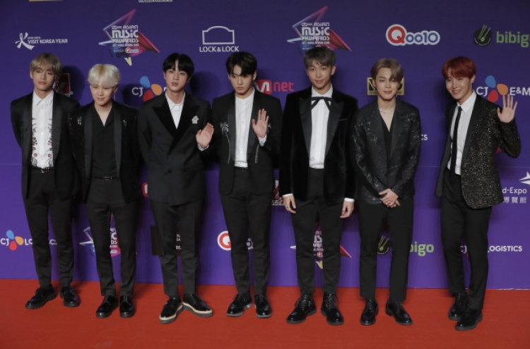 BTS wins Artist of the Year at MAMA for second year