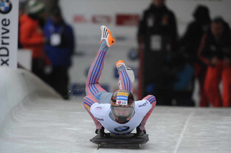 [PyeongChang 2018] Latest win brightens Olympic hopes for skeleton's Yun Sung-bin