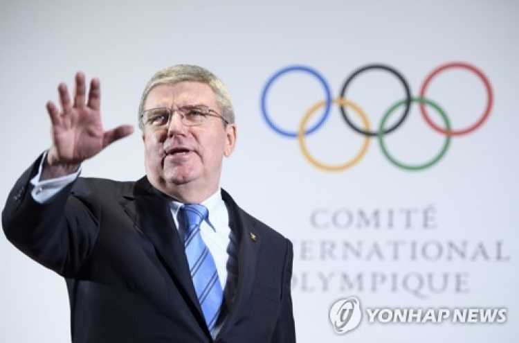 [PyeongChang 2018] IOC President Bach says PyeongChang Olympics can send 'message of peace' to world