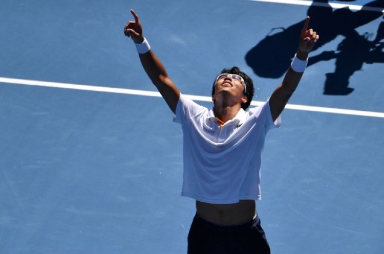 Chung Hyeon becomes 1st S. Korean Grand Slam semifinalist at Australian Open