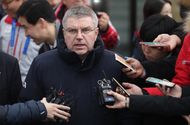 IOC President Bach defends decision to ban Russian athletes