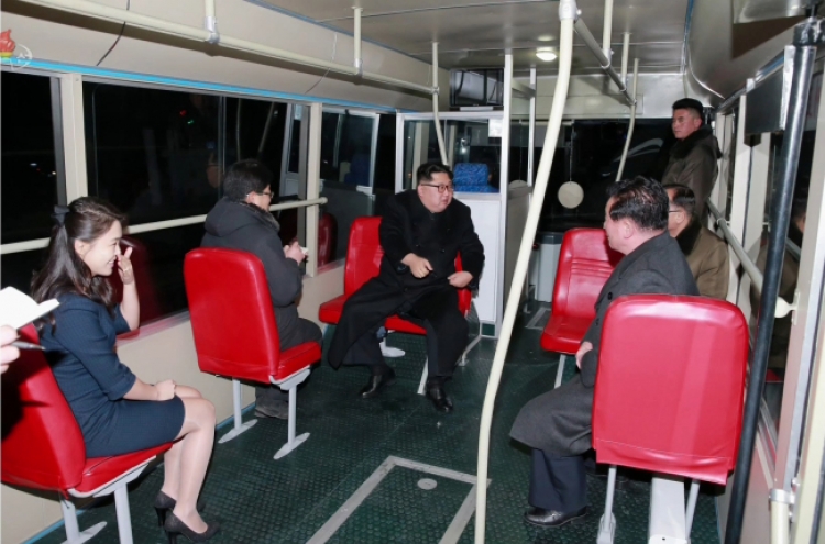 NK leader conducts trial run of trolleybus