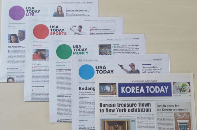 USA Today plans to launch special section on Korea