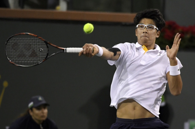 Korean Chung Hyeon becomes top-ranked Asian on ATP Tour