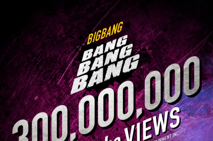 Big Bang’s ‘Bang Bang Bang’ tops 300m views on YouTube