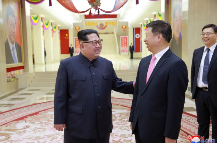 NK leader meets Chinese official again, discusses improving ties