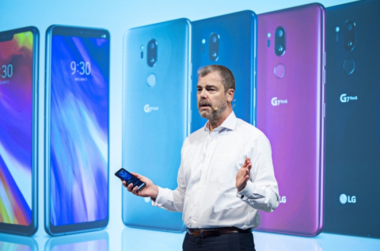 LG Electronics unveils G7 ThinQ in New York