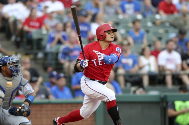 Rangers' Choo Shin-soo becomes top home run hitter from Asia