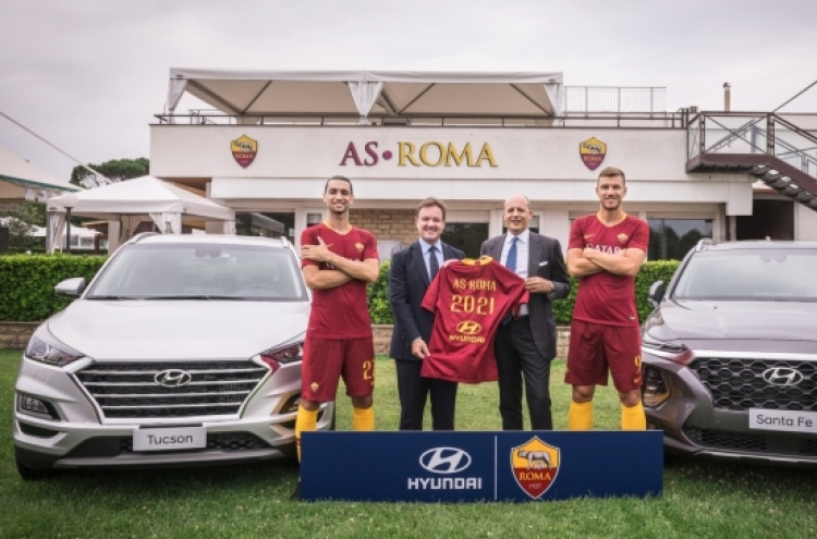 Hyundai Motor sponsors A.S. Roma, Hertha Berlin